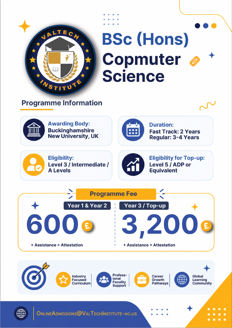 BSc Computer Science brochure preview
