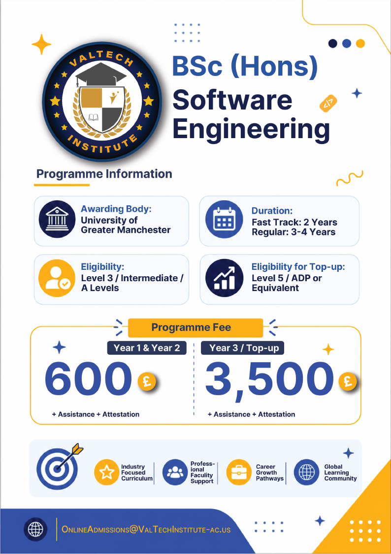 BSc Software Engineering brochure preview